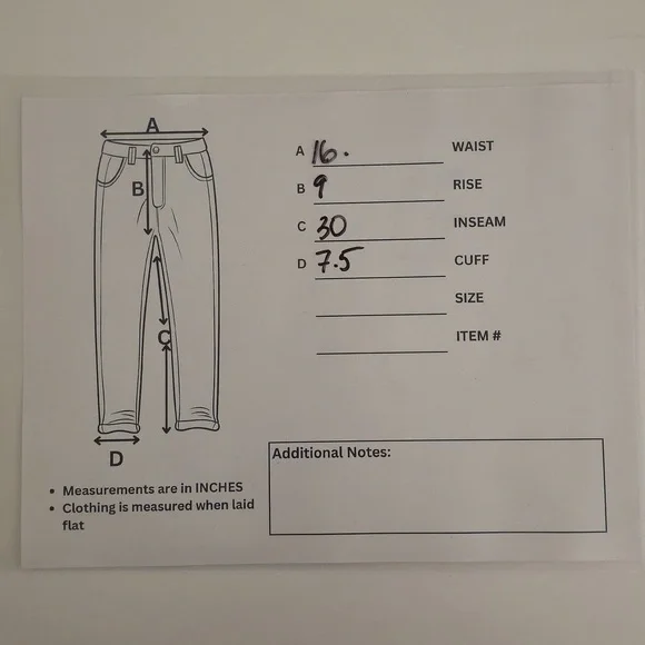 Lauren Jeans Co. Ralph Lauren – Jeans rouges Premium taille 8 - Picture 7 of 7